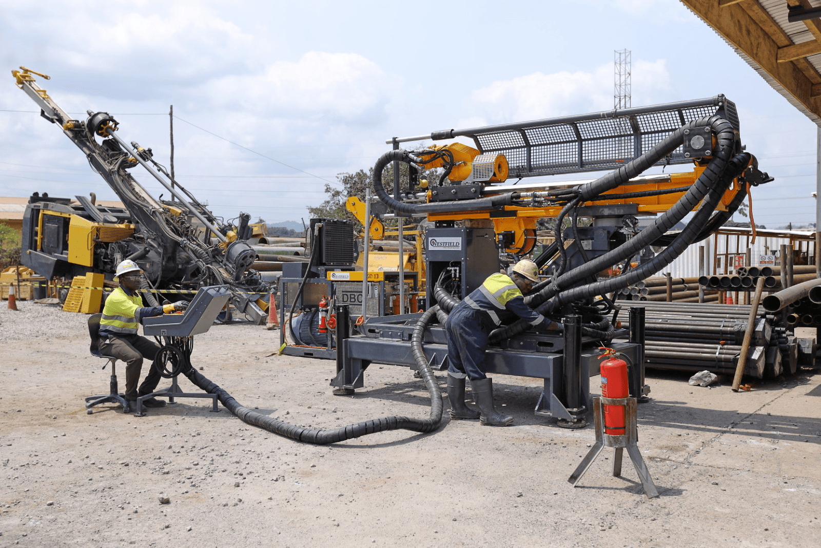 Westfield drilling operation
